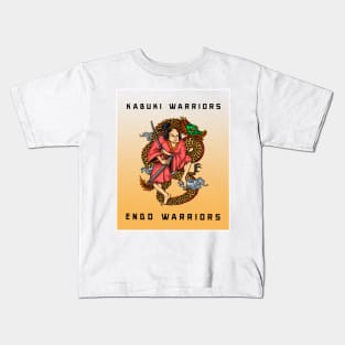 Kabuki warrior, Endo warrior Kids T-Shirt